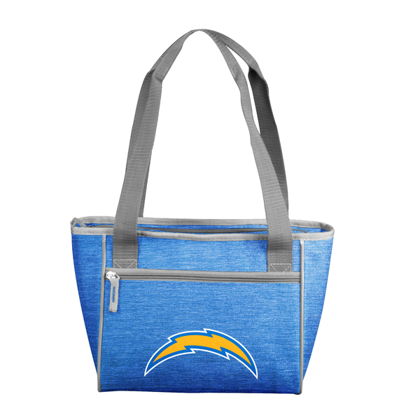 Logo Brands LA Chargers Crosshatch 16 Can Cooler Tote 626-83-CR2